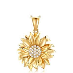 Home rose valley sunflower pendant necklace f main 0 6