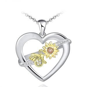 Home Cute Sunflower Necklace